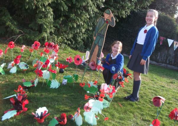 The World War One commemorations at Brigstock Primary School