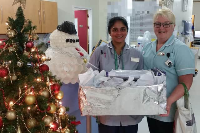 Nurses on the Beckett Ward in Northampton were pleased to receive gifts last year on behalf of their patients.