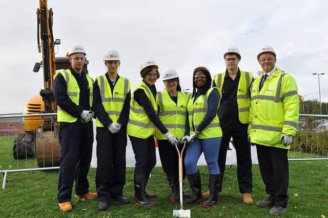 The ground breaking ceremony for the new ACE centre.