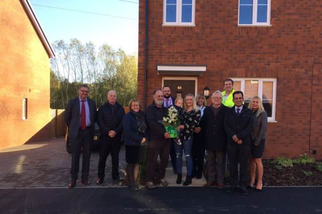 Corby Council have built 20 new properties so local people can take advantage of low cost rent. NNL-180211-155624005