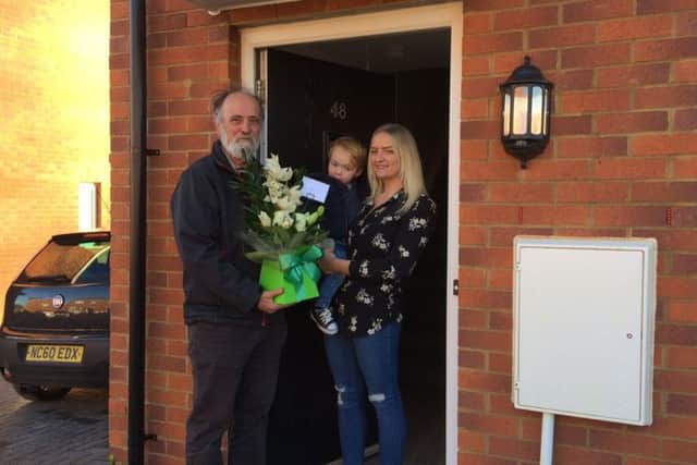 Jade Hill, 27, who has moved into one of the new Corby Council affordable homes in Waterside Lane. NNL-180211-155646005