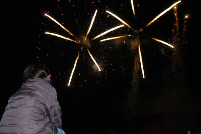 A previous fireworks display at Hall park in Rushden