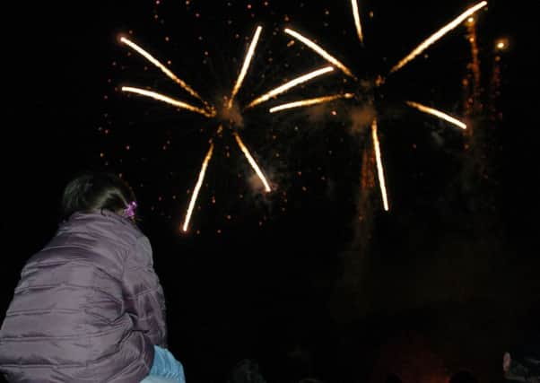 A previous fireworks display at Hall park in Rushden