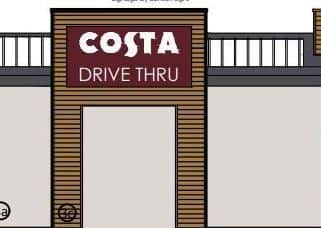 A drawing in the plans.