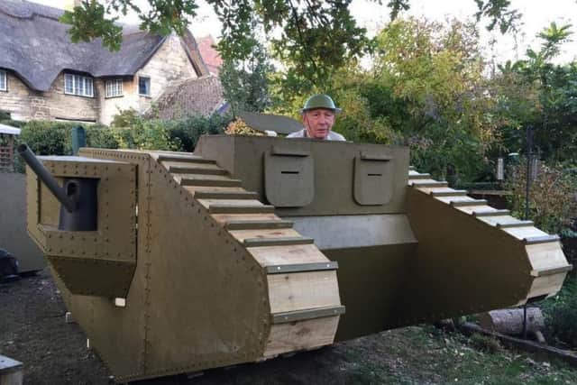 Dick Priem in the tank. NNL-180611-172239005
