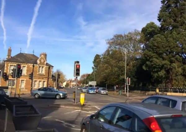Kettering's most polluted road at the junction of Bowling Green Road and London Road. NNL-180711-105913005