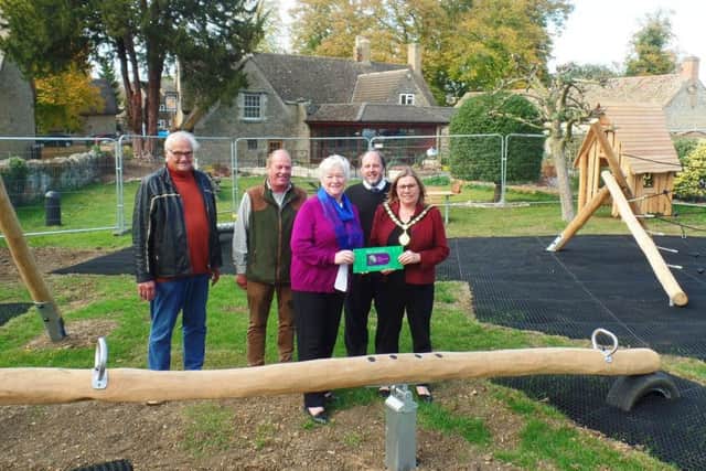 The new playground in Barnwell