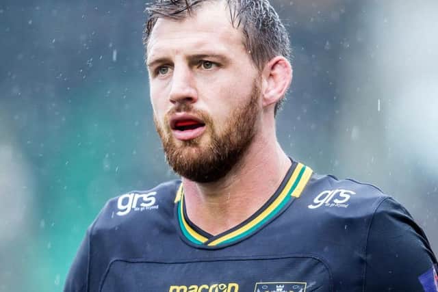 Tom Wood made 28 tackles in the defeat at Kingsholm (picture: Kirsty Edmonds)