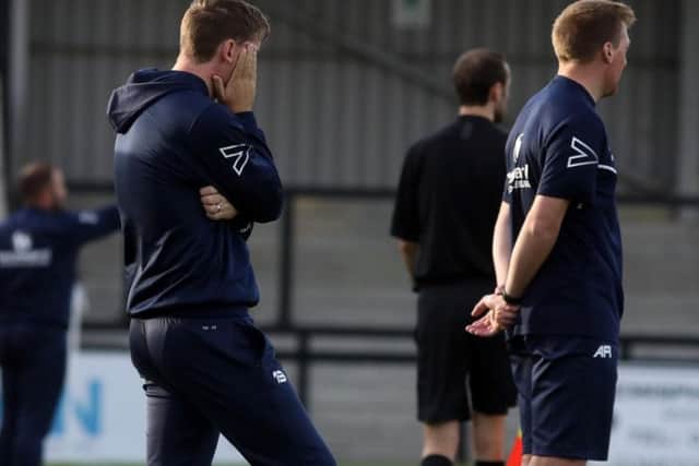 Steve Kinniburgh's Corby Town suffered their first league defeat of the season
