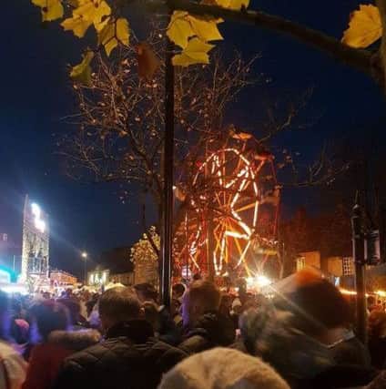 Action from last year's Christmas Sparkle.
