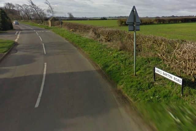 The burglary happened in Earls Barton Road, Mears Ashby. Pictured credit: Google Maps.