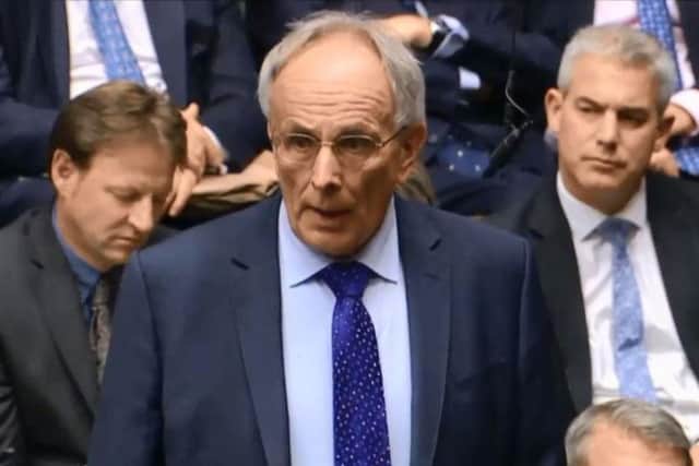 Peter Bone at today's Prime Minister's Questions