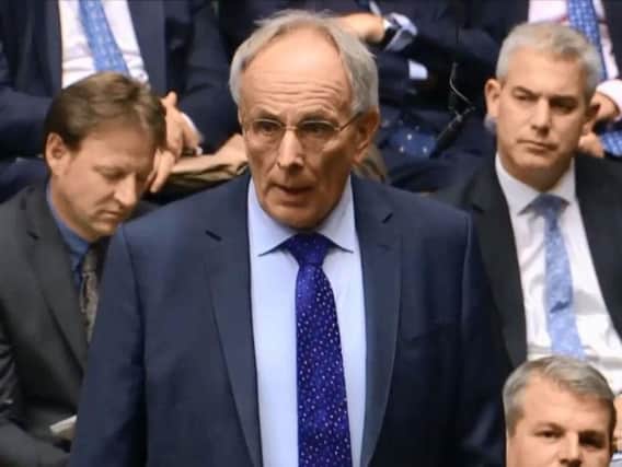 Peter Bone at today's Prime Minister's Questions