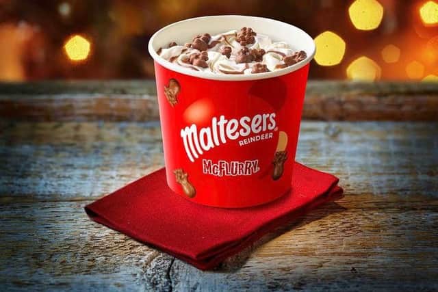 McDonald's new Christmas McFlurry is on sale now.