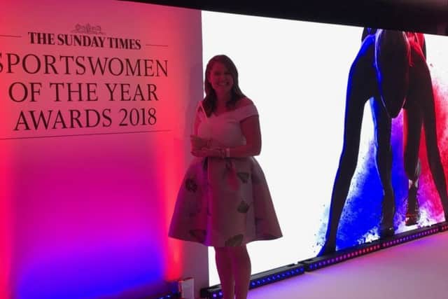 Alex Paske at this month's awards ceremony NNL-181116-100515005