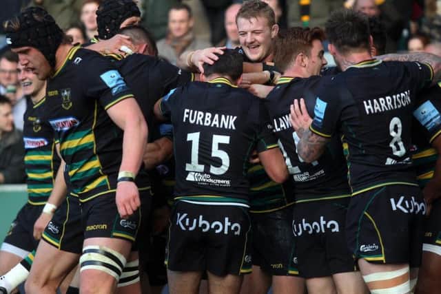 Saints produced a superb team performance as they beat Wasps (pictures: Sharon Lucey)