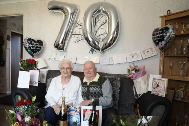 James and Jane McLeod from Corby are celebrating 70 years of marriage. NNL-181119-142431005