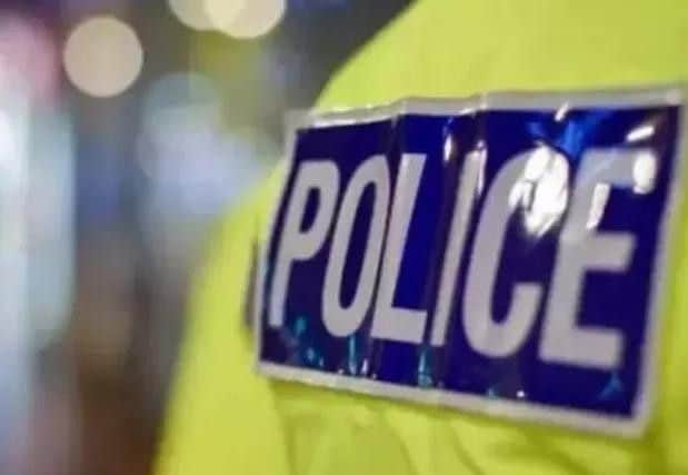 Seven officers attended the scene