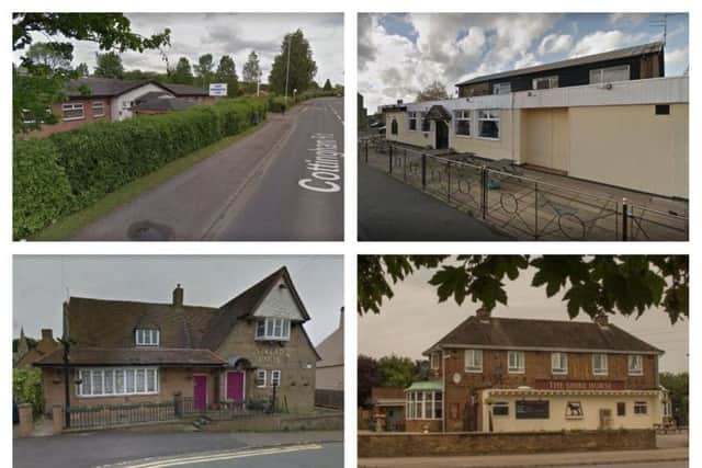 Some of the pubs targeted by the offenders