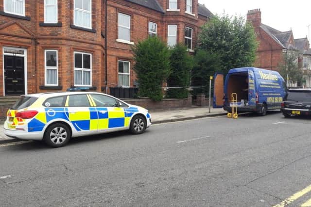 Police remained at the scene for days after the incident.