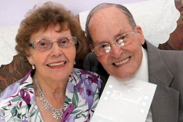 Harry and Megan on their Diamond wedding anniversary.
