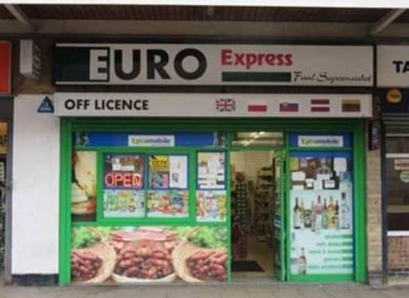 Euro Express at 10 New Post Office Square, Corby.