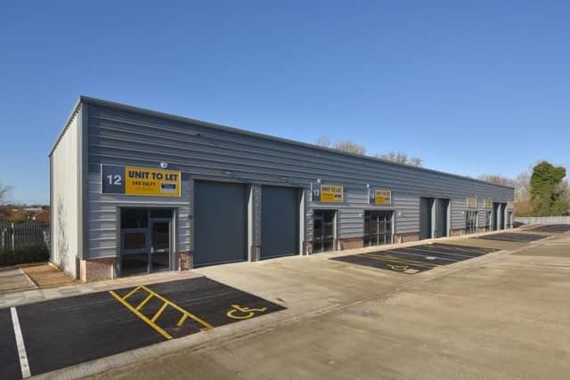 The new units can accommodate 100 new jobs
