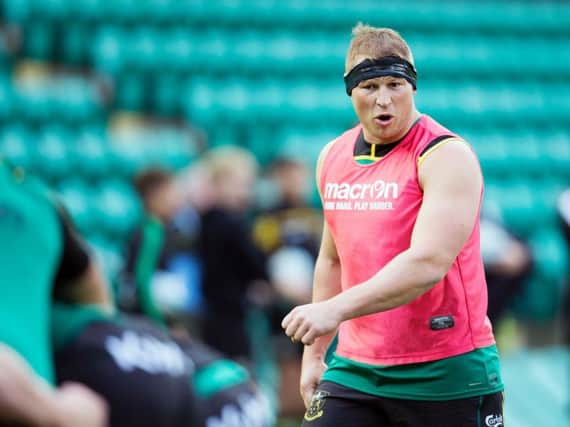 Dylan Hartley is ready to make his 250th Saints appearance this afternoon (picture: Kirsty Edmonds)