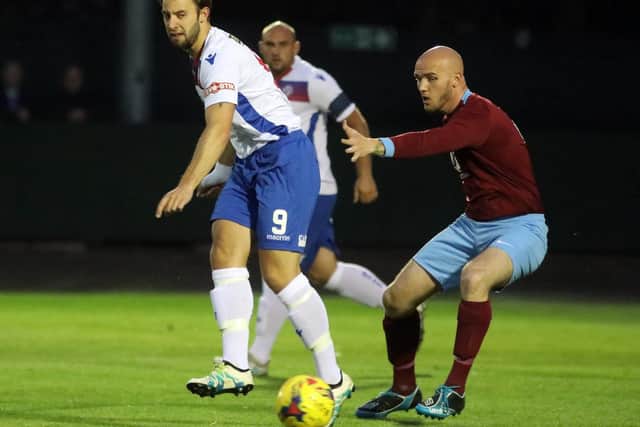 Tom Lorraine grabbed the second goal as AFC Rushden & Diamonds beat Halesowen Town 2-0 at Hayden Road
