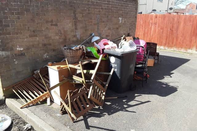 A large amount of waste was dumped in Eastbrook. NNL-181218-104704005