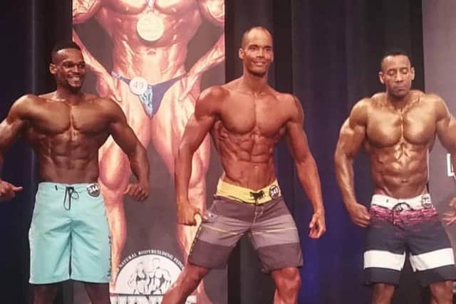 Levi won the men's tall physique amateur category at the world championships