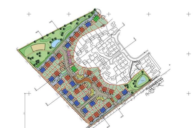 The homes are set to be built on land north of Wellingborough Road to the west of existing homes in Green Close and Presland Way