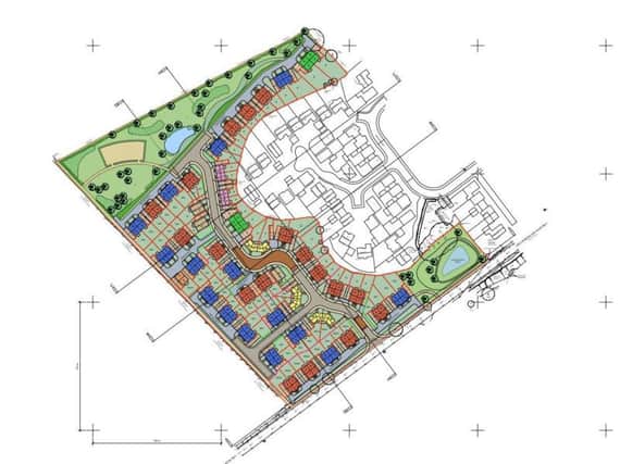 The homes are set to be built on land north of Wellingborough Road to the west of existing homes in Green Close and Presland Way