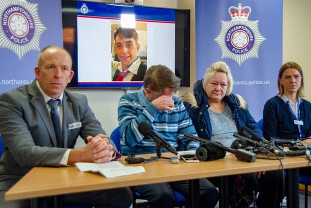 Ian and Caroline Fox (centre) issued an emotional appeal today. NNL-181219-141639005