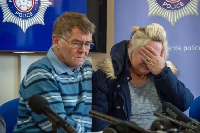 Ian and Caroline Fox said Shane's death had left a huge gap in their lives. NNL-181219-141707005