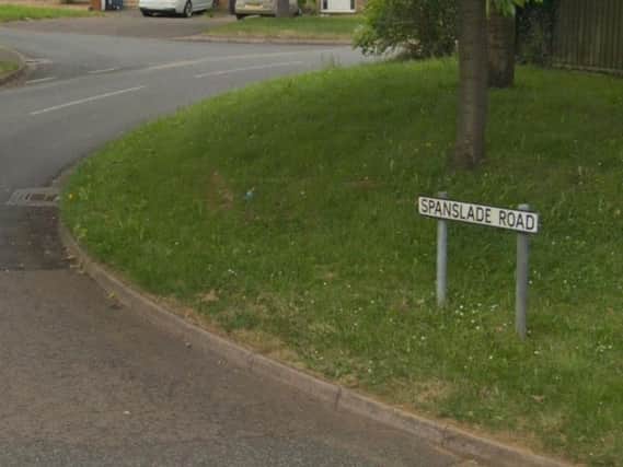The incident happened in Spanslade Close, Northampton. Did you see anything suspicious? Credit: Google Maps.