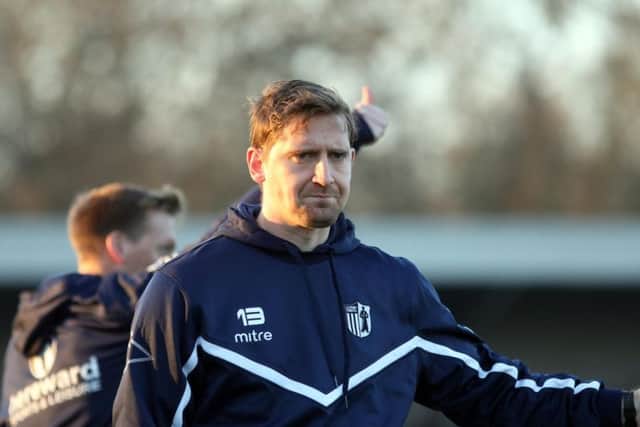 Steve Kinniburgh wants his Corby Town team to be in contention for the Evo-Stik League South Division One Central title at the turn of the year
