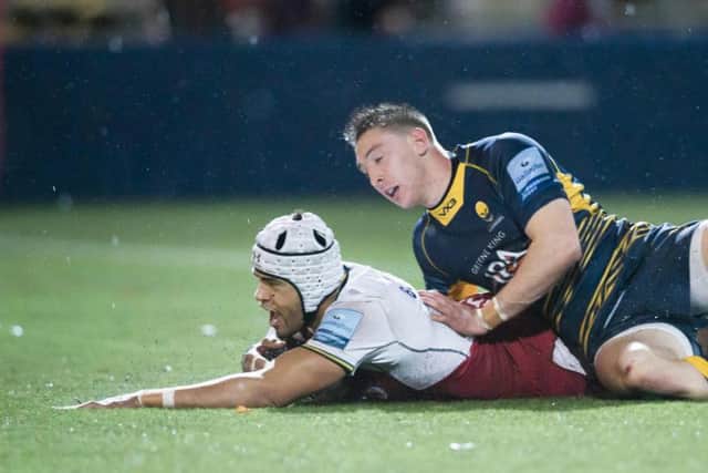 Luther Burrell put the seal on proceedings with a deserved score (pictures: Kirsty Edmonds)