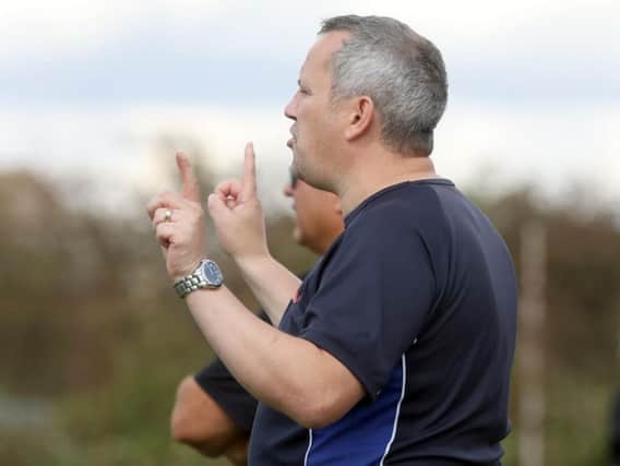 Joint-manager Chris Bradshaw saw his Desborough Town team fight back from 1-0 down to beat Boston Town 3-1