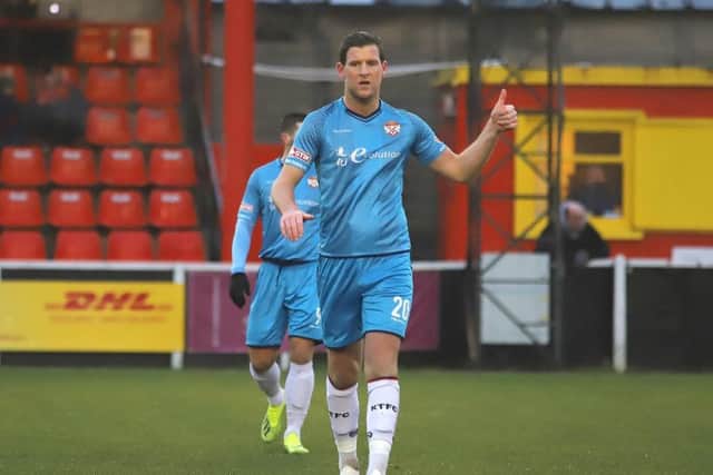 Adam Cunnington grabbed his first goal since returning to Kettering Town as they claimed a 2-1 success at Bedworth United