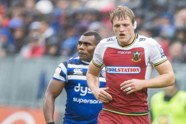 Jamie Gibson starts for Saints against Exeter (picture: Kirsty Edmonds)