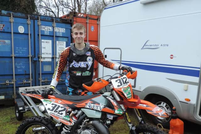 Fifteen-year-old Chris Bailey (150 KTM) had the satisfaction of being classed a finisher in his
baptism of mud. A student engineer at Silverstone College, he completed ten laps. NNL-181227-130308005