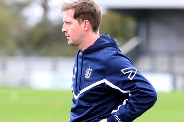 Corby Town boss Steve Kinniburgh
