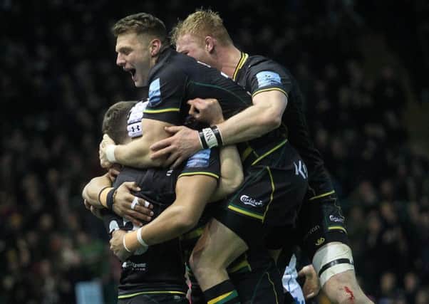 Saints beat Exeter at Franklin's Gardens (pictures: Sharon Lucey)