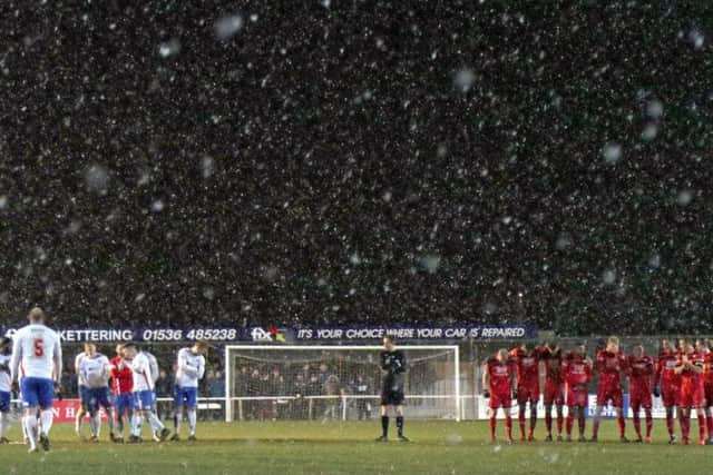 Kettering Town and AFC Rushden & Diamonds have met in competitions like the NFA Hillier Senior Cup in the past but they will do battle in a league fixture for the first time today