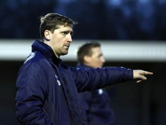 Steve Kinniburgh is pleased with the position Corby Town find themselves in as they head into the second half of the season