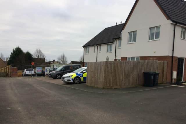 Nearby Walker Rise, where police are continuing their investigations into an attack in Irthlingborough