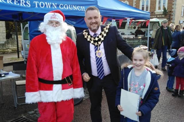 Amelia Ball, who came second in the Christmas bauble competition