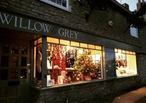 Willow & Grey, winner of the best dressed shop window as voted for by the public