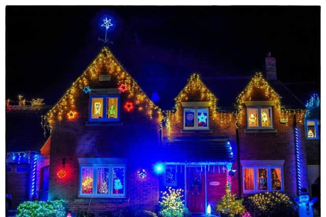 Christmas lights in Hollow Wood Road. Pictures by John Woods. NNL-190701-145547005